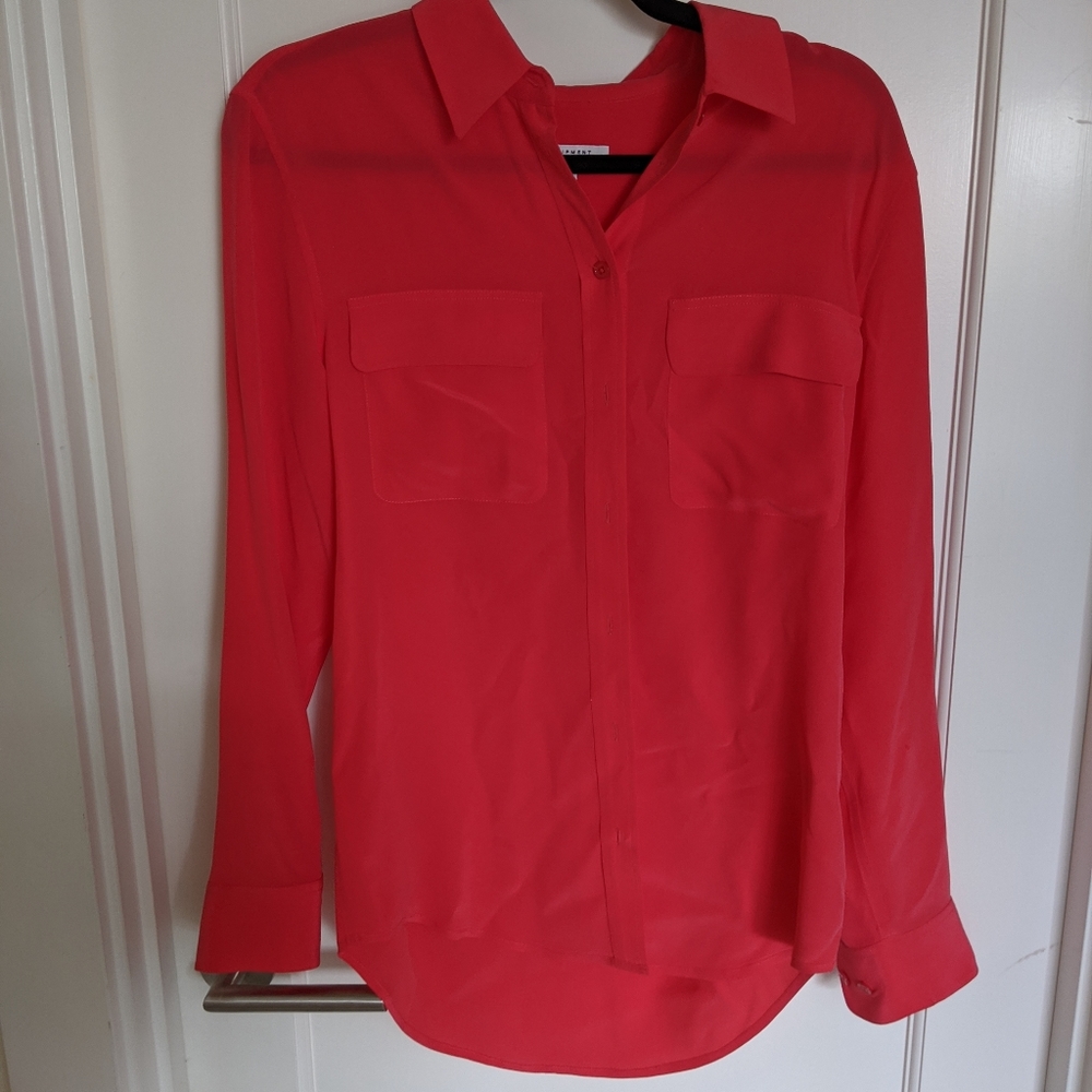 Pink equipment blouse